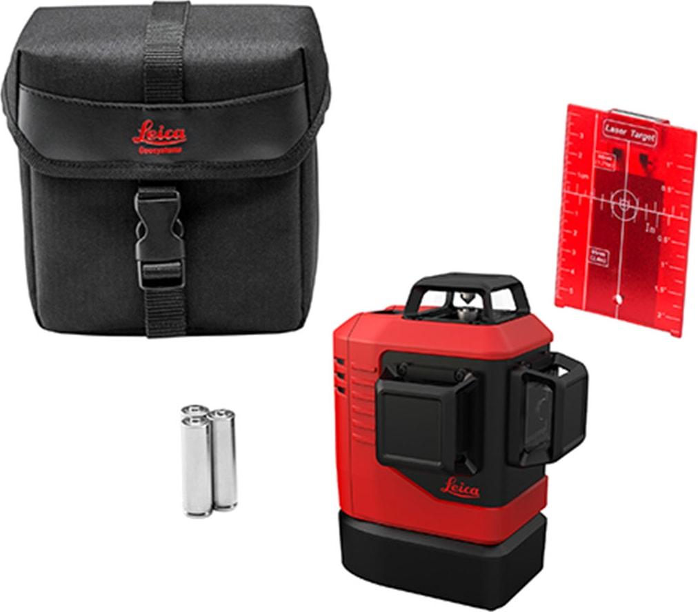 Measuring Tool - Leica Lino L6Rs-1 Self-Levelling 3x360° Laser, Red Beam, Alkaline