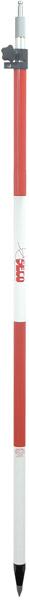 Poles - 2.60 M Aluminum TLV Pole – Red And White