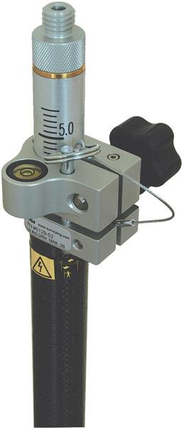 Poles - Robotics Carbon Fiber, One Section Prism Pole – Cm/10ths Grad