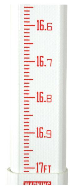 Rod Levels - Fiberglass 17 Ft SVR Rod — 10ths Grad