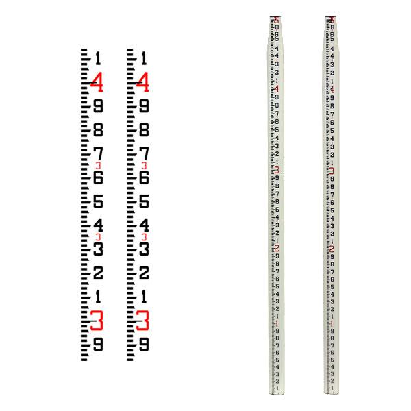 Rod Levels - Fiberglass 25 Ft SVR Rod— 10ths/10ths Grad