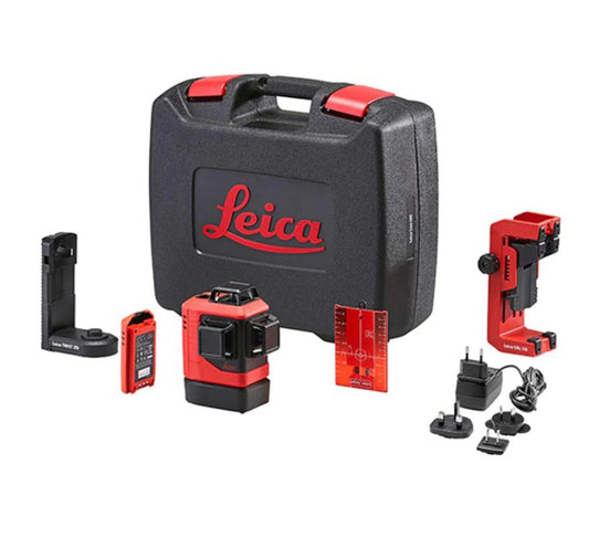 Leica Lino L6R-1 Self-Levelling 3x360° Laser, Red Beam, Li-Ion