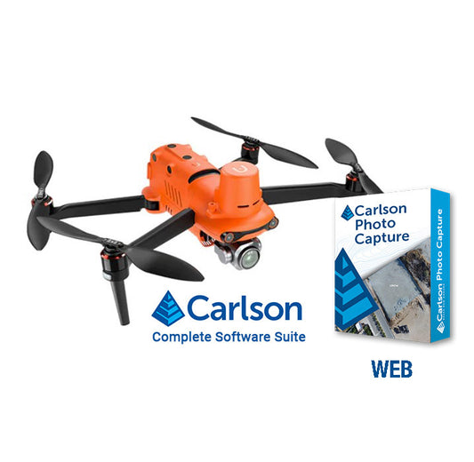 Autel Evo II Drone + Complete Software Suite (Carlson Photo Capture Online 150GB)