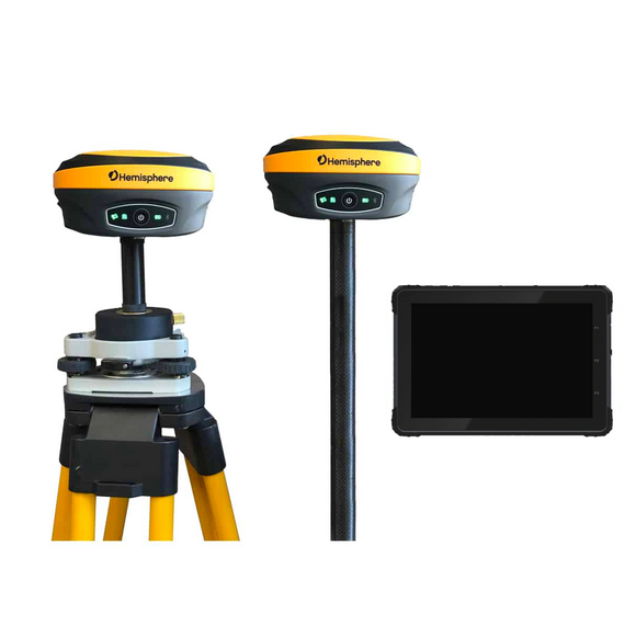 HEMISPHERE S631 BASE/ROVER RECEIVER KIT W/ UT TABLET & FIELDGENIUS SOFTWARE