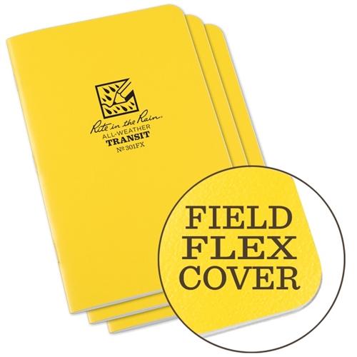 Field Books - Rite In The Rain 301FX All-Weather Transit Stapled Notebooks, 4 5/8" X 7"