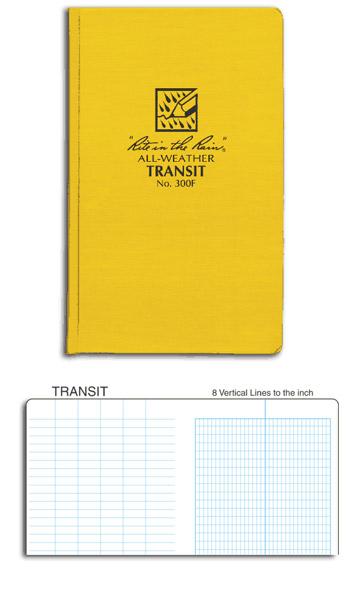 Field Books - Rite In The Rain Bound Book — Transit Pattern Pages