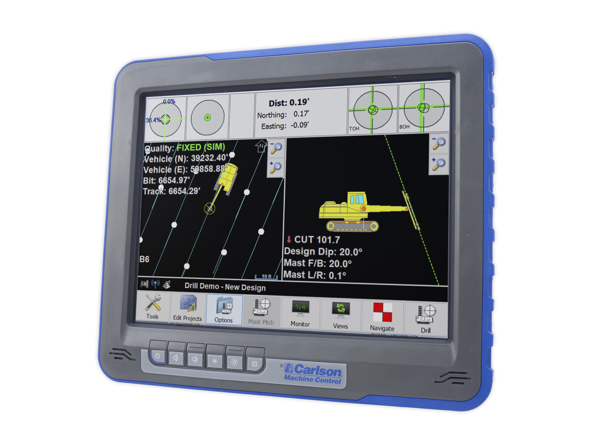 Carlson Grade for Drills | HorizonMeasurements