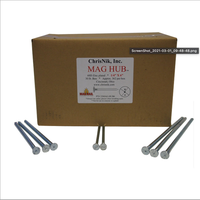 Mag Nails - Seco MagHub – 1/4 X 6 Inch
