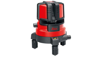 Measuring Tool - Leica Lino L4P1 Self-Levelling Multi Line Laser, Manual Fine Adjustment, Red Beam