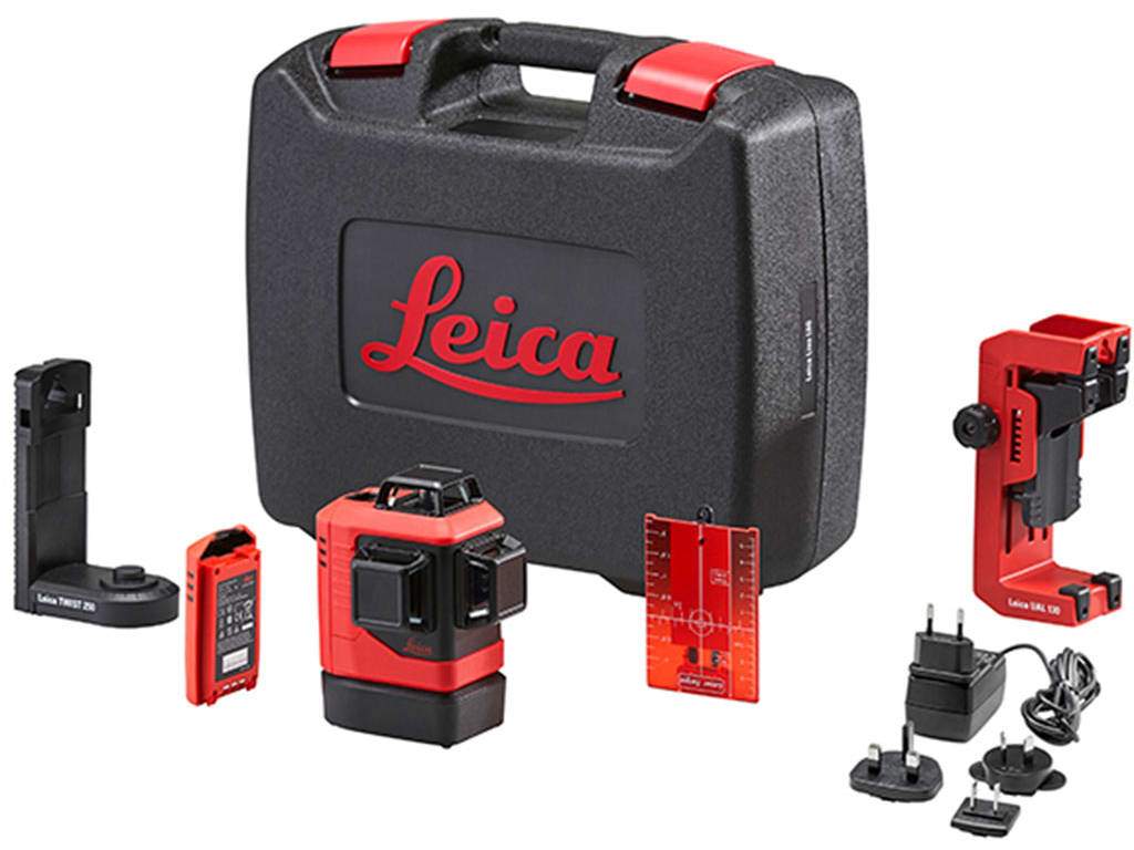 Measuring Tool - Leica Lino L6R-1 Self-Levelling 3x360° Laser, Red Beam, Li-Ion