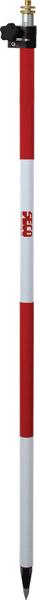 Poles - 2.6 M TLV Pole – Red And White