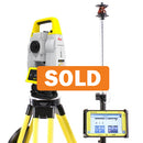 LEICA ICT30 9" TOTAL STATION LAYOUT TOOL W/ CC80 TABLET & MPR122 PRISM (SOLD)-1