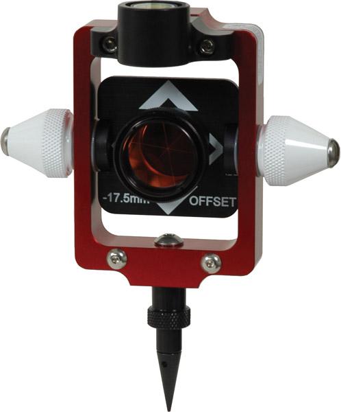 Prisms - Red European Style Compact & Portable Prism Pole System – Offset -17.5 Mm Nodal