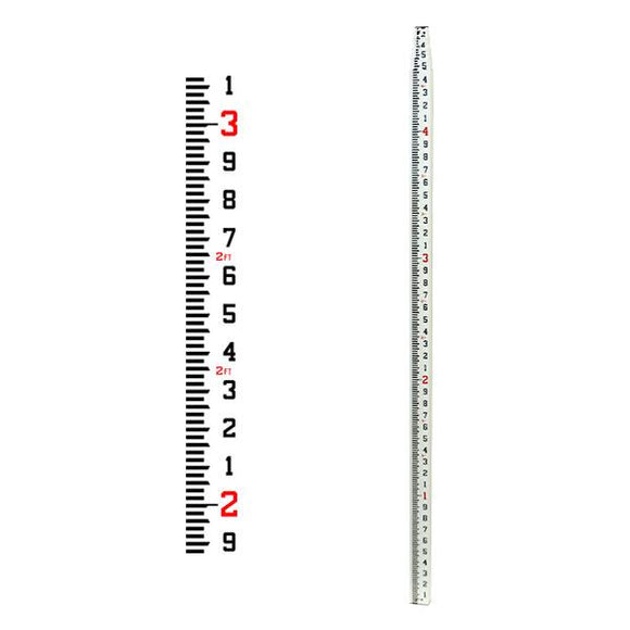 Rod Levels - Fiberglass 20 Ft Rectangular Series (CR) — 10ths Grad
