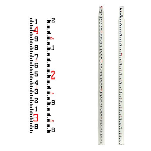 Rod Levels - Fiberglass 25 Ft/7.6 M SVR Rod — 10ths/Philly Metric Grad