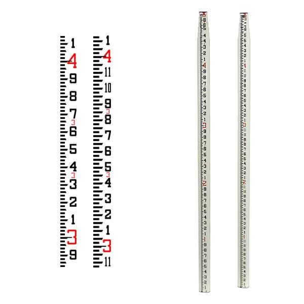 Rod Levels - Fiberglass 25 Ft SVR Rod — Inches/10ths Grad