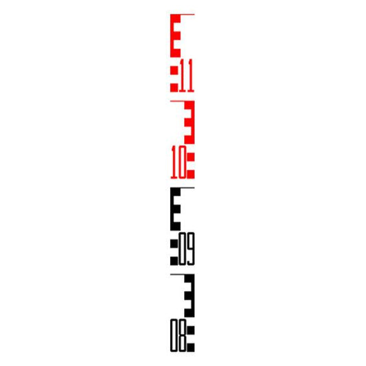 Rod Levels - Fiberglass 5.18 M SVR Rod — “E” Metric Grad