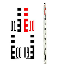 Rod Levels - Fiberglass 5 M Rectangular Series (CR) — British “E” Metric Grad