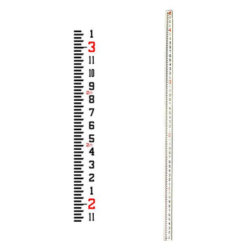 Rod Levels - Fiberglass 8 Ft Rectangular Series (CR) — Inches Grad