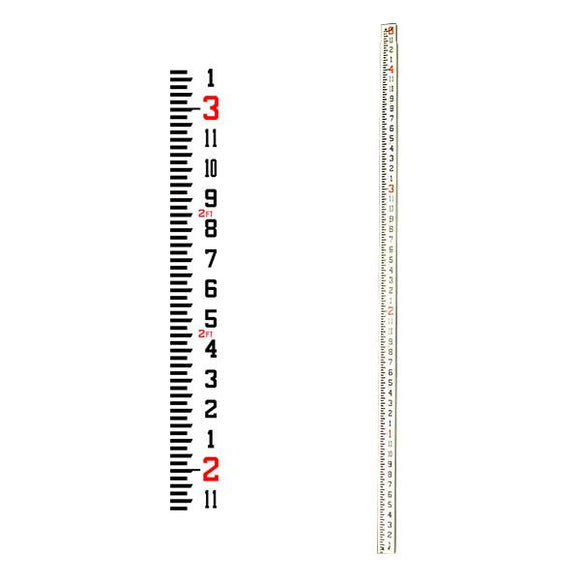 Rod Levels - Fiberglass 8 Ft Rectangular Series (CR) — Inches Grad