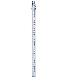 Rod Levels - SitePro 5 Meter Aluminum Leveling Rod, Dual Grads – Metric/10ths – 11-805-MT