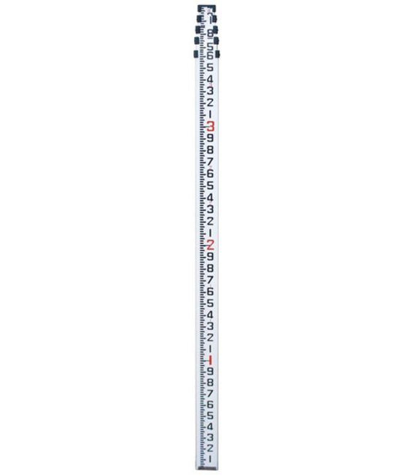 Rod Levels - SitePro 5 Meter Aluminum Leveling Rod, Dual Grads – Metric/10ths – 11-805-MT