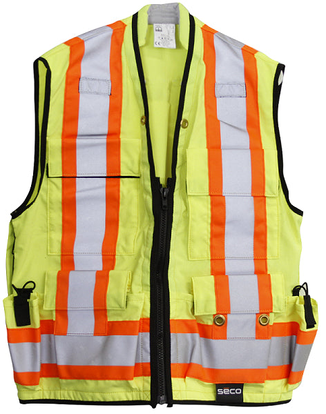 Safety Apparel - EMEA Class2 Safety Utility Vest - Flo Orange