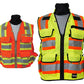Safety Apparel - Safety Utility Vest, ANSI/ISEA Class 2 - Flo Orange