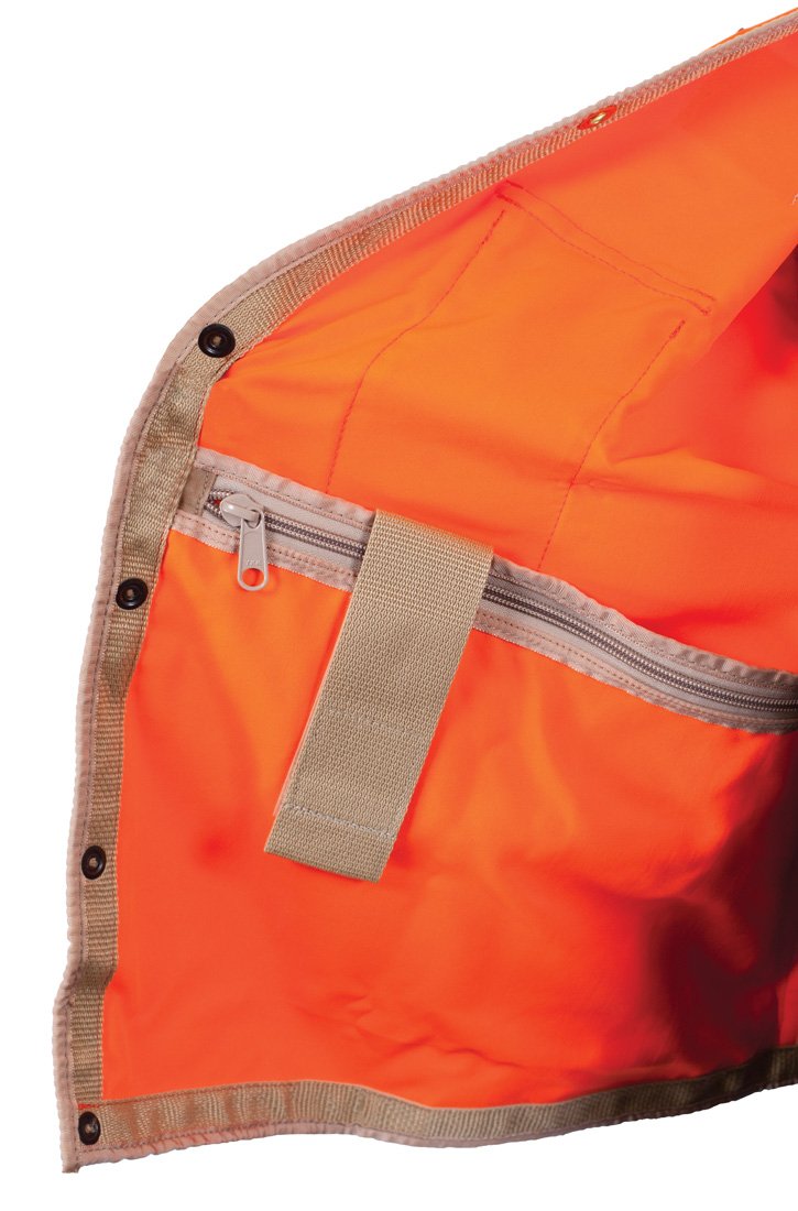 Safety Apparel - Safety Utility Vest, ANSI/ISEA Class 2 - Flo Orange