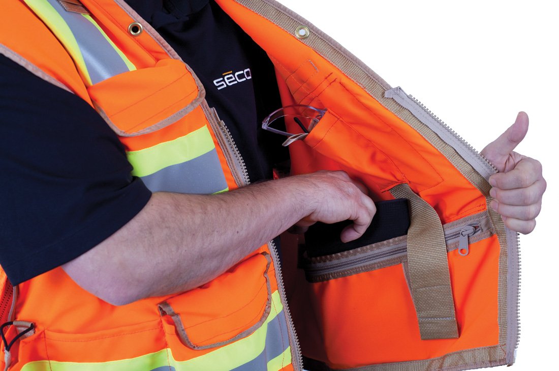 Safety Apparel - Safety Utility Vest, ANSI/ISEA Class 2 - Flo Orange