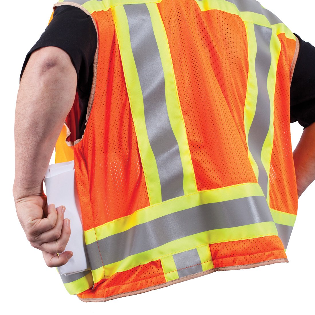 Safety Apparel - Safety Utility Vest, ANSI/ISEA Class 2 - Flo Orange