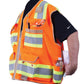 Safety Apparel - Safety Utility Vest, ANSI/ISEA Class 2 - Flo Yellow