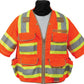 Safety Apparel - Safety Utility Vest ANSI/ISEA Class 3 - Flo Orange
