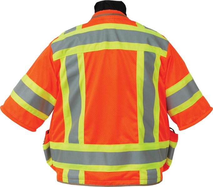 Safety Apparel - Safety Utility Vest ANSI/ISEA Class 3 - Flo Orange