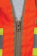 Safety Apparel - Safety Utility Vest ANSI/ISEA Class 3 - Flo Orange