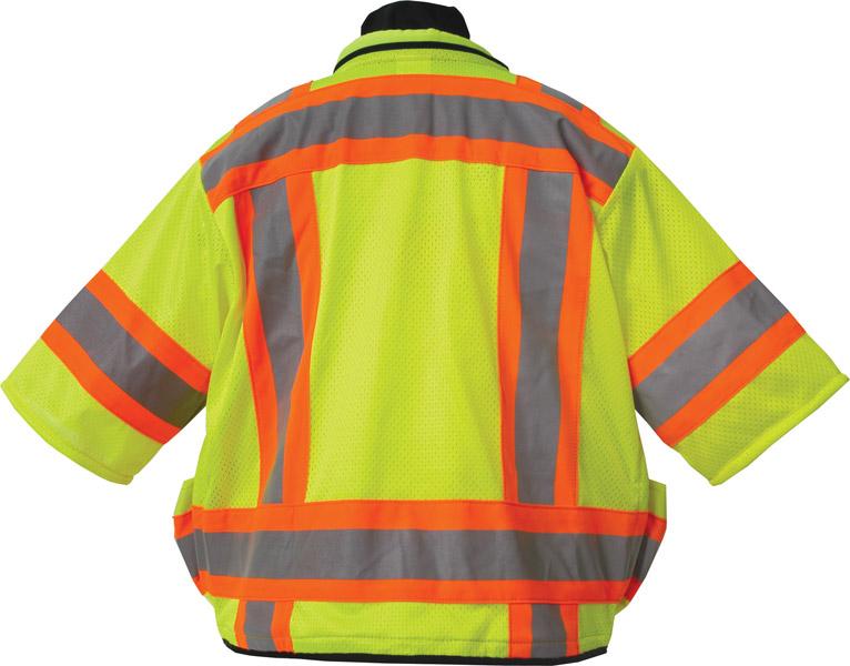 Safety Apparel - Safety Utility Vest ANSI/ISEA Class 3 - Flo Yellow