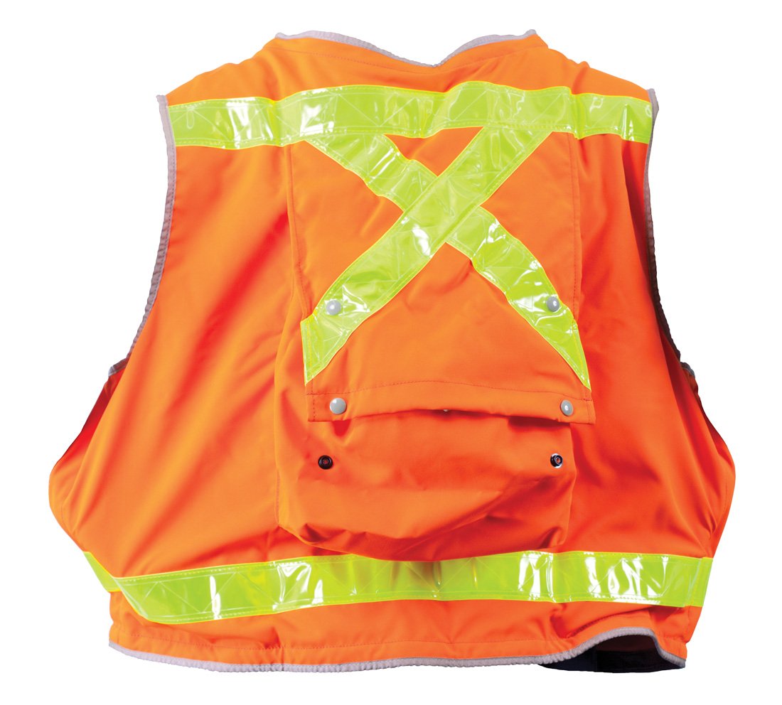 Safety Apparel - Survey Vest ANSI2010 Class 2 - Flo Orange