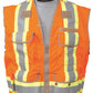 Safety Apparel - Survey Vest Dual STD Class 2 - Flo Yellow