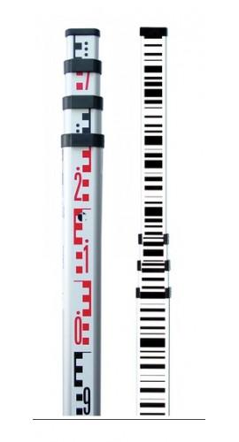 Staff - GSS111, Dual Face Telescopic Levelling Staff