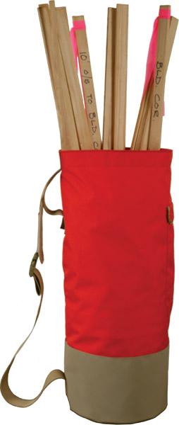Survey Bags - Lath Carrier With Heavy-Duty Bucket Bottom End