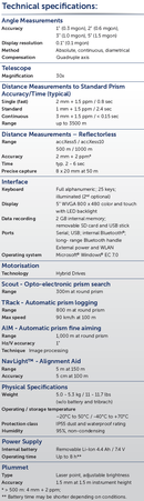 Total Stations - Carlson CRx 1″ Robotic Total Station