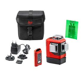 Leica Lino L6Gs-1 Self-Levelling 3x360° Laser, Green Beam, Li-Ion Battery