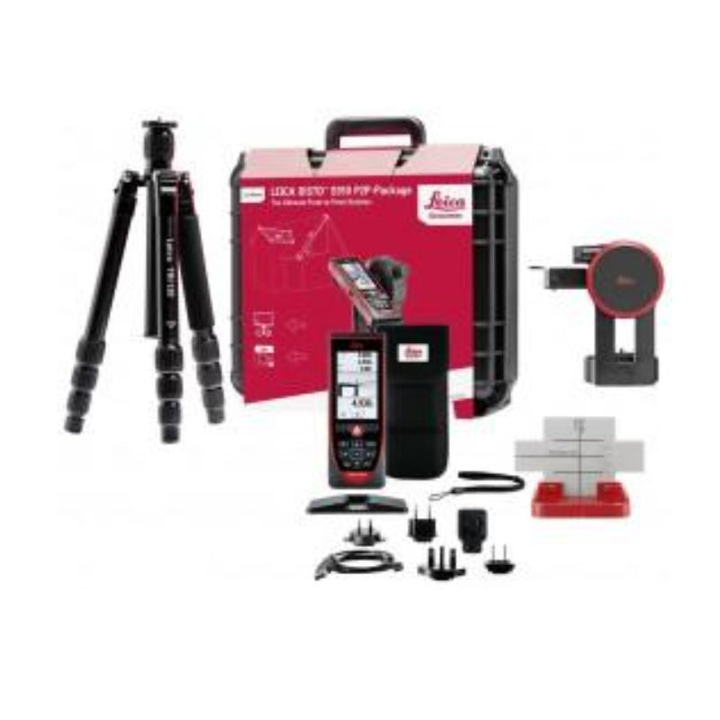 Leica DISTO™ S910 incl. Leica FTA 360-S and TRI 120 in rugged case; for P2P measurements