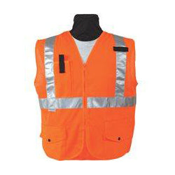 Seco Economy Safety Vest - Flo Orange
