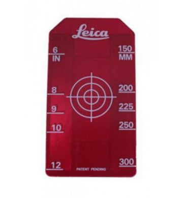 Leica Target Insert, Small 6" - 12" (150-300mm), Red.