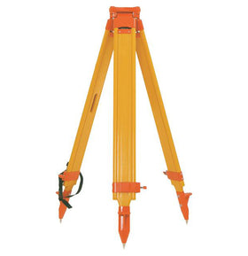 Seco Birch wood/Fiberglass Twist-Lock Hybrid Tripod - Orange